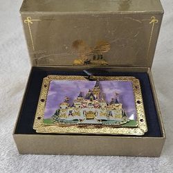 DISNEY 50TH Anniversary 3D Jumbo Pin  Sleeping Beauty's Castle Portrait 5x3.5 LE