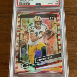 2023 Panini Donruss Optic Jordan Love Freedom Stripe SSP Packers Case Hit!