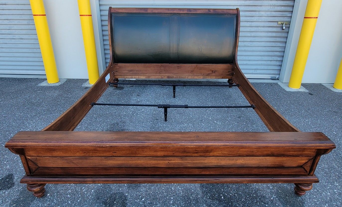 (FREE DELIVERY) Harden Fine Furniture King Sleigh Bed Frame