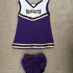 Size 12mo. Washington Huskies Cheer Dress