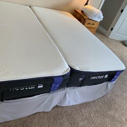 Nectar Twin Xl Mattress (split King) Beds 