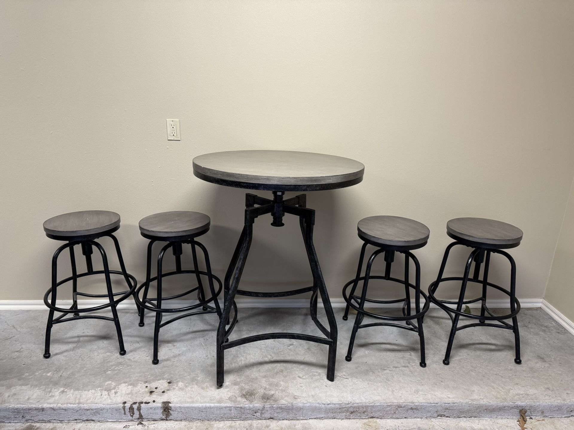 High Top Table And Stools