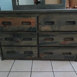 Cheyenne Driftwood 6 Drawer Dresser