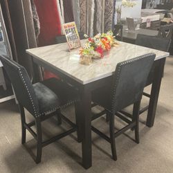 Dining Set $599 Easy Financing 💙✨
