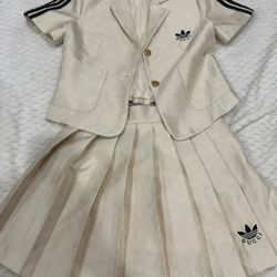 Adidas x Gucci 2‑Piece Set (Top + Skirt)