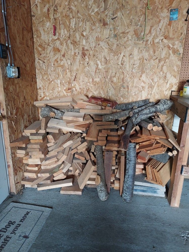 wood for firewood and building materials