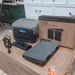 EcoFlow RIVER 2 Max Portable Power Station 512Wh Capacity,Solar Generator,1000W AC Output for Outdoor Camping,Home Backup,Emergency,RV,off-Grid