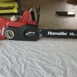 Homelite 14” Chainsaw