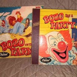Two 1950's Bozo The Clown Book & Records