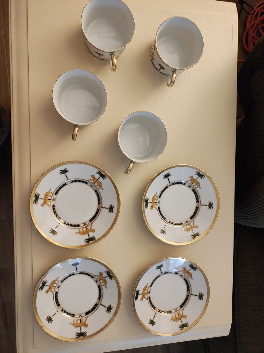 Vintage Christian Dior Casablanca Cup And Saucer Set