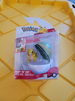Pokemon Battle Figure Clip N Go Sandshrew & Nest Ball