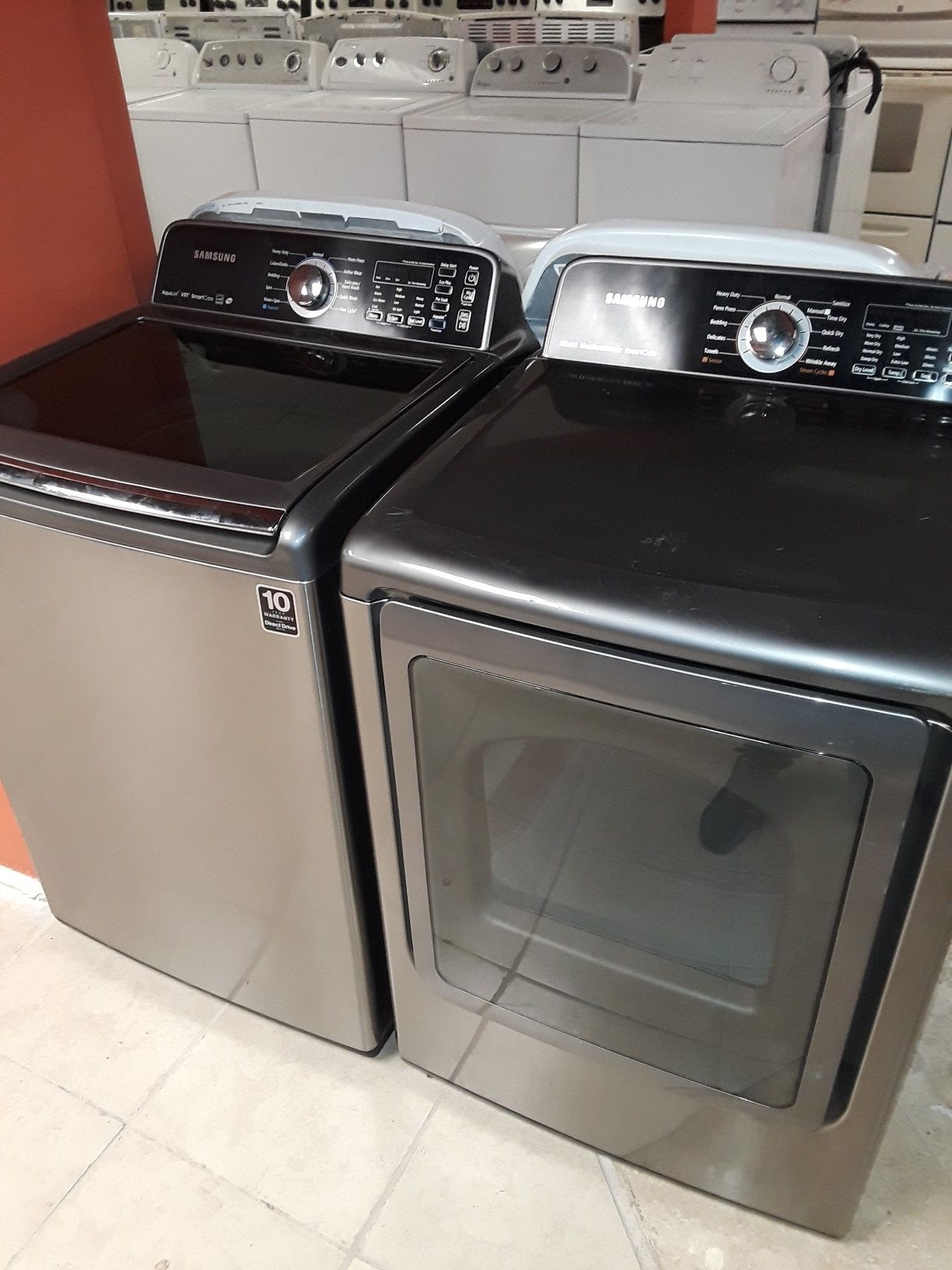 Samsung washer and dryer set