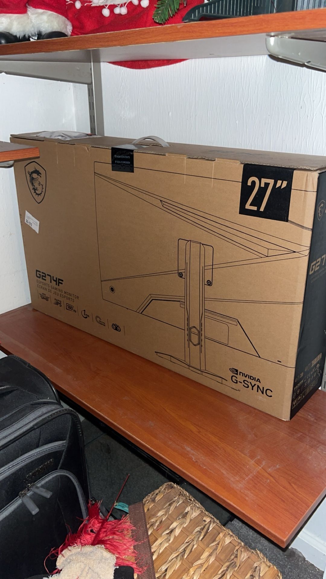 27” msi G274F Gaming Monitor