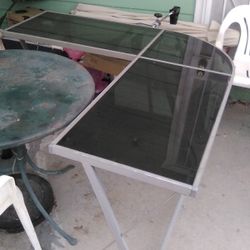 Nice Glass Corner Table 