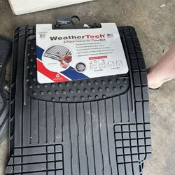 Brand New Set Of Car Or Truck Cut To Size Rubber Floor Mats