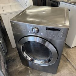 Used LG Gas Dryer Stainless Big Capacity 