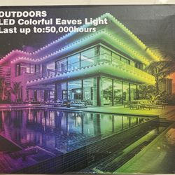 300ft Permanent Outdoor Eaves Lights with RGB Smart App Control