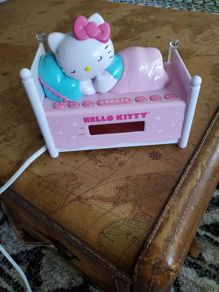 Hello kitty alarm clock