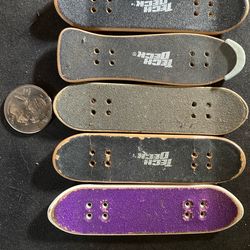 Lot of Tech Deck Boards