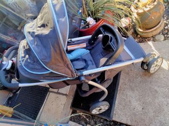 S1 Baby Stroller Gray N Blue $45