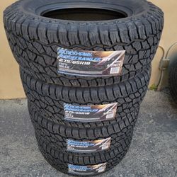 275 65 18 ALL TERRAIN TIRES TUNDRA SEQUOIA TITAN ARMADA JEEP RUBICON GLADIATOR SILVERADO SUBURBAN AVALANCHE TAHOE SIERRA 