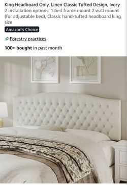King headboard