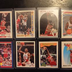 Large basketball card collection with lots of Jordans -- See Description