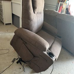 Power lift, reclining, massaging chair