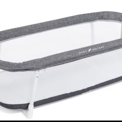 Baby Delight Snuggle Nest Bassinet, Portable Baby Bed, For Infants 0 – 5 Months, Charcoal Tweed  Open box item   INVENTORY NUMBER: 101  P