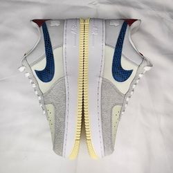 Undefeated Nike Air Force 1 Low White 5 On It Dunk vs. AF1 Men Size 8 DM8461-001