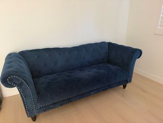 Blue couch
