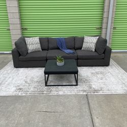 *Free Delivery* Gray Cloud Modular Couch Sofa 