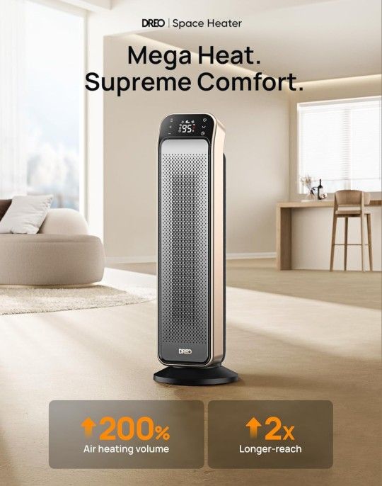 DREO Indoor Heater With Remote 