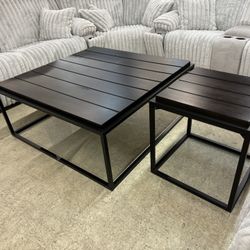 Oversize Cocktail Table With Matching And Table. Both For Only $150.!!!