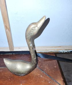 Brass Goose Figurine