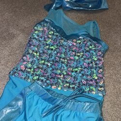 Girl Gymnastics Performance Outfit 