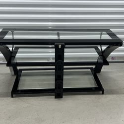 3 Tier Tempered Glass TV Stand