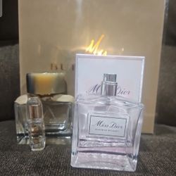 Used Perfume Lot Miss Dior Blooming Bouquet And Burberry
