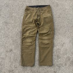 Green kuhl hiking pants men’s Size 34x32