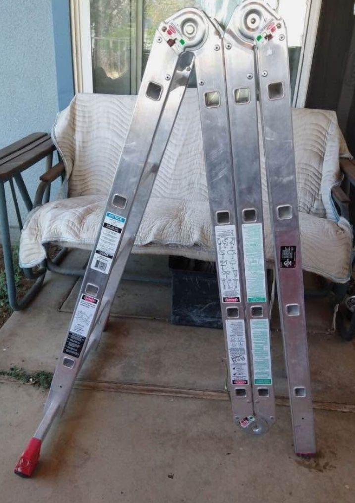 ClimbTek 16’ Articulating Click-and-lock Ladder
