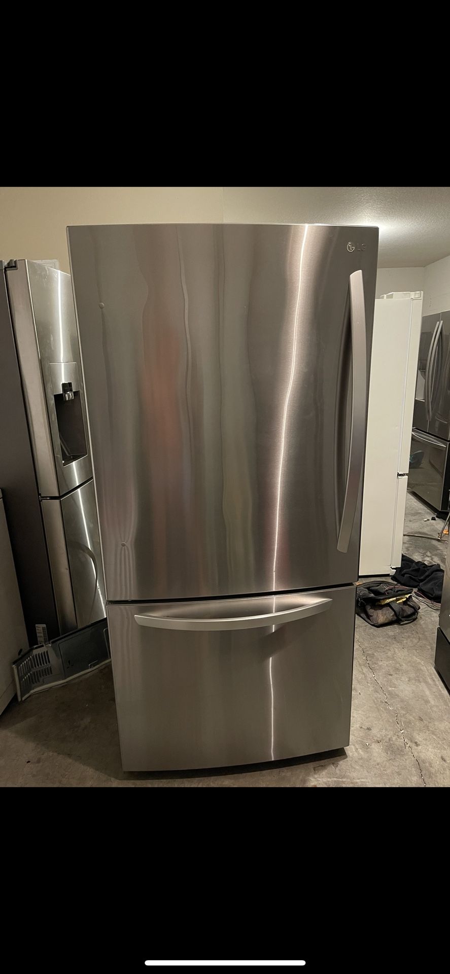 Lg Stainless Steel Refrigerator 33 Wide