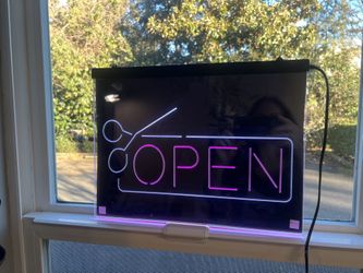 Salon Open Sign