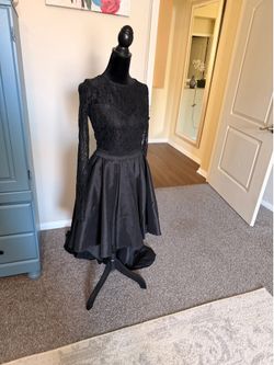 Hi-lo evening gown