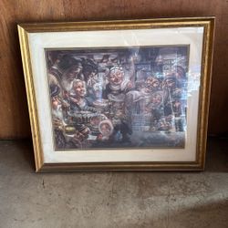 The Feast By Virginia Dan Signed Numbered Lithograph 