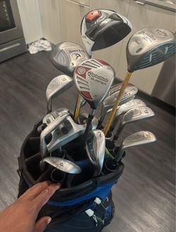 Mixed Golf Club Set with Bag