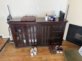 Brown Buffet Table (previously owned by Cher)