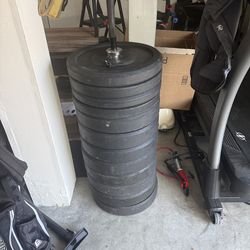 Rogue Squat Rack, Bumpers, Bar & Pull-up