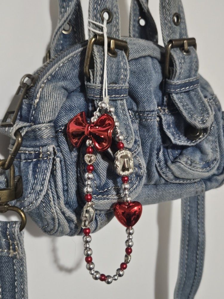 Red Bow Bag/Phone Charm