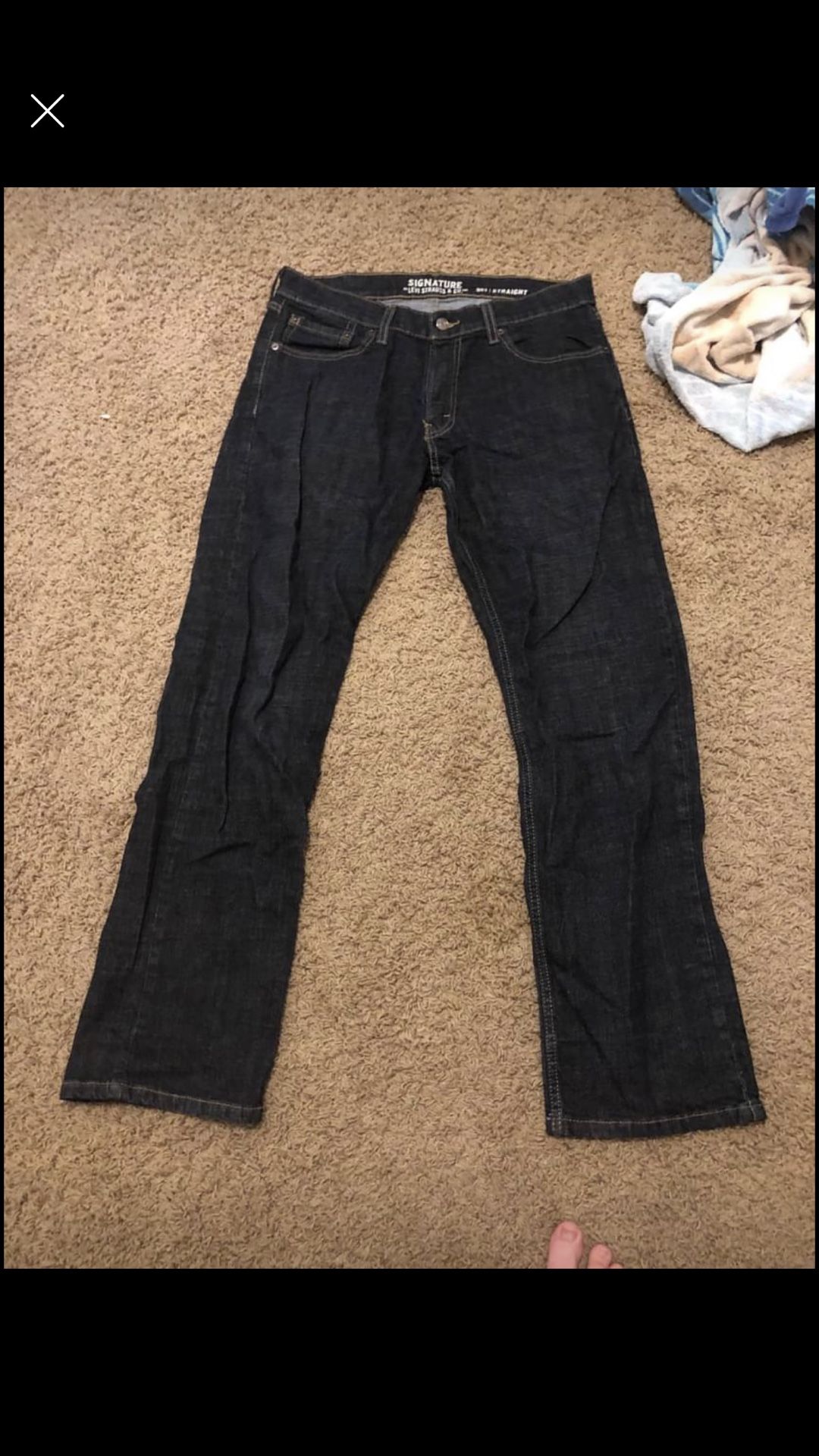 Mens Levi Signature Jeans