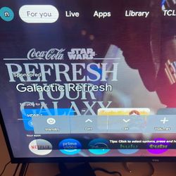 smart TCL tv with roku